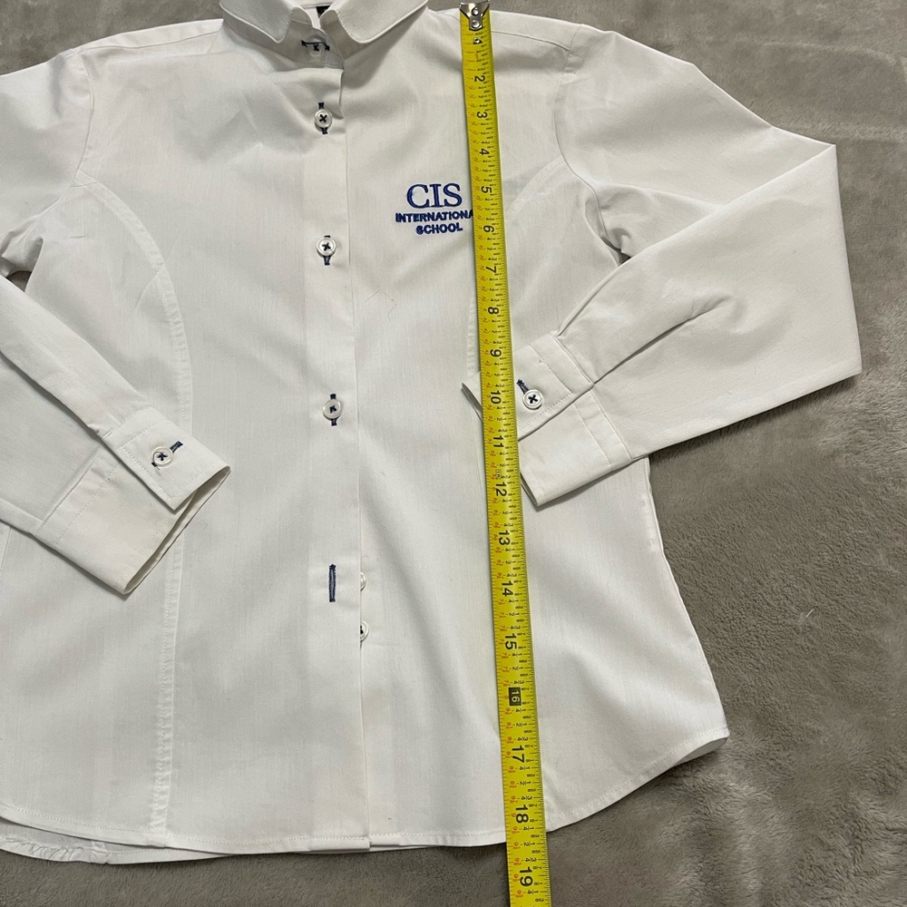 Boys white bottom down t shirt - Picture 6 of 11